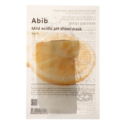 Abib - Mild Acidic pH Sheet Mask Yuja Fit - 30ml Veido kaukė su bambuku