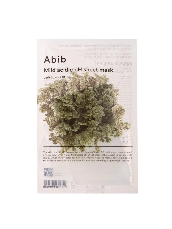 Abib - Mild Acidic pH Sheet Mask Jericho Rose Fit - 30ml Veido kaukė su Jericho rožėmis