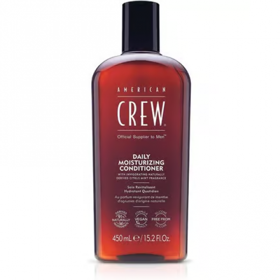 American Crew Daily Moisturizing Conditioner Vegan and Silicone Free – 450 ml American Crew Daily Moisturizing Conditioner Vegan and Silicone Free – 450 ml