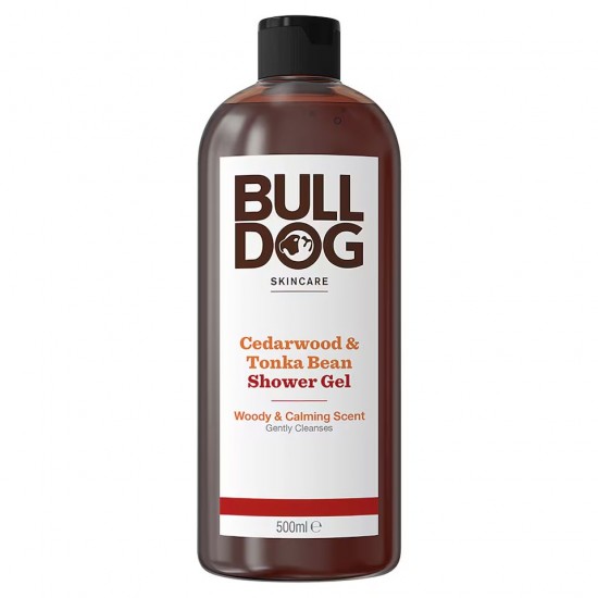 Bulldog skincare cedarwood & tonka bean shower gel 500ml