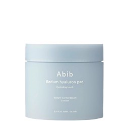 Abib - Sedum Hyaluron Pad Hydrating Touch - 165ml/75pcs Pagalvėlės su Hialuronu Abib - Sedum Hyaluron Pad Hydrating Touch - 165ml/75pcs Pagalvėlės su Hialuronu