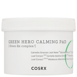 Cosrx - One Step Green Hero Calming Pad - 70szt Raminančios pagalvėlės veidui Cosrx - One Step Green Hero Calming Pad - 70szt Raminančios pagalvėlės veidui
