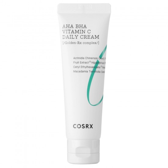 Cosrx - Refresh AHA BHA Vitamin C Daily Cream - Color Equalizing Cream with Vitamin C - 50ml Šviesinamasis kremas su vitaminu C