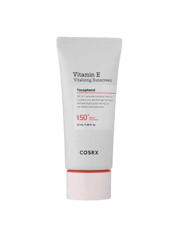 Cosrx - Vitamin E Vitalizing Sunscreen - SPF 50+ - Sunscreen with Vitamin E - 50ml Apsauginis kremas su vitaminu C