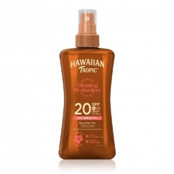 Hawaiian Tropic Glowing Protection Dry Oil Spray SPF 20 200ml