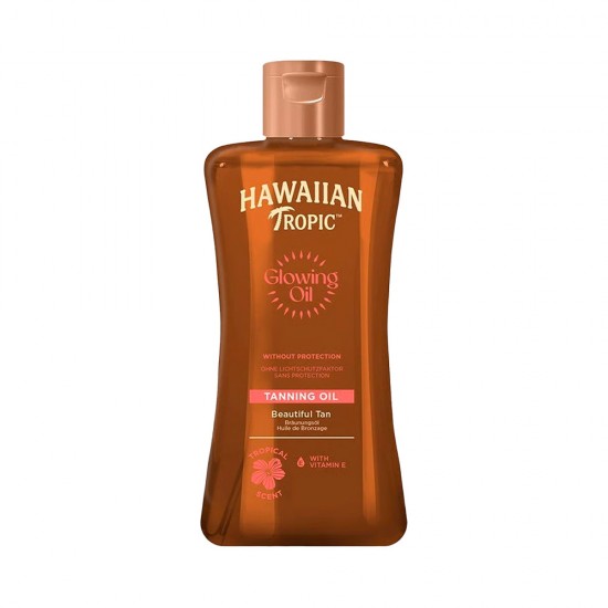 Hawaiian Tropic Glowing Oil – bronzinantis kūno aliejus su spindesiu (200 ml) Hawaiian Tropic Glowing Oil – bronzinantis kūno aliejus su spindesiu (200 ml)