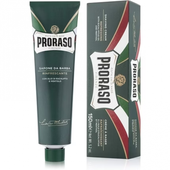 Proraso Shaving Cream Tube with Eucalyptus Oil and Menthol, 150 ml Proraso Shaving Cream Tube with Eucalyptus Oil and Menthol, 150 ml