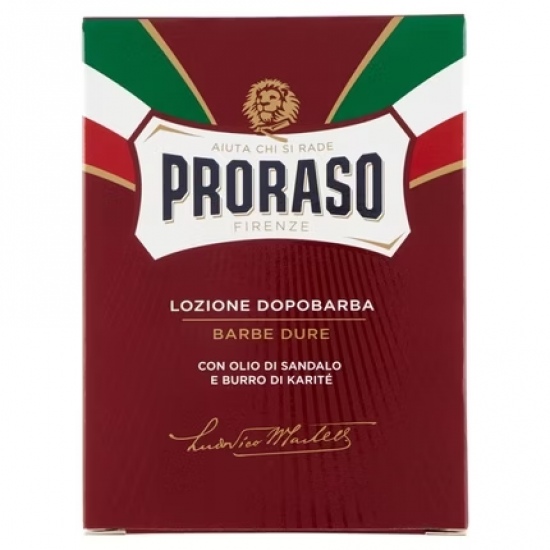 PRORASO Aftershave Lotion Red, 100 ml