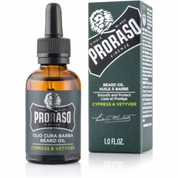 Proraso Cypress & Vetyver Beard Oil, 30 ml Proraso Cypress & Vetyver Beard Oil, 30 ml