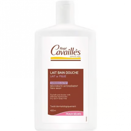 Rogé Cavaillès Shower and Bath Lotion Dry Skins Fig Milk 400ml
