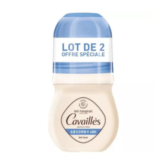 Rogé Cavaillès Absorb+ Deodorant Fragrance-Free 48H 50ml (2 vnt.)