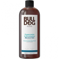 Bulldog Peppermint and Eucalyptus Shower Gel 500ml Bulldog Peppermint and Eucalyptus Shower Gel 500ml