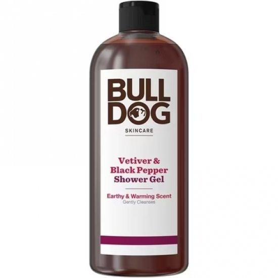 Bulldog Black Pepper and Vetiver Shower Gel 500ml