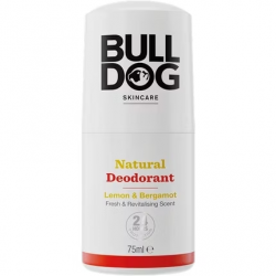 Bulldog Lemon and Bergamot Roll On Natural Deodorant for Men 75ml Bulldog Lemon and Bergamot Roll On Natural Deodorant for Men 75ml