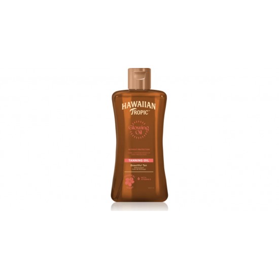 Hawaiian Tropic Glowing Oil – bronzinantis kūno aliejus su spindesiu (200 ml) Hawaiian Tropic Glowing Oil – bronzinantis kūno aliejus su spindesiu (200 ml)