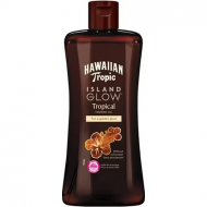 Hawaiian Tropic Island Glow Tropical Tanning Oil for Golden Tan 200ml