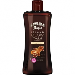 Hawaiian Tropic Island Glow Tropical Tanning Oil for Golden Tan 200ml