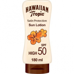 Hawaiian Tropic Satin Protection Sun Lotion SPF 50 with Mango and Shea Butter – 180 ml
