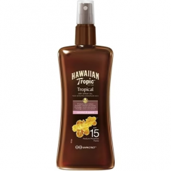 Hawaiian Tropic Protective Dry Spray Oil SPF 15 Medium – 200ml
