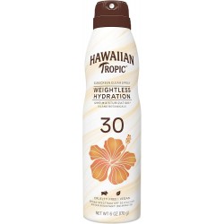 Hawaiian tropic Weightless Hydration Clear Spray SPF 30 170g Hawaiian tropic Weightless Hydration Clear Spray SPF 30 170g