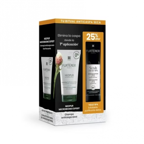 Rene Furterer NEOPUR Anti-Dry Dandruff Ritual Set (2 vnt.) – 150ml Rene Furterer NEOPUR Anti-Dry Dandruff Ritual Set (2 vnt.) – 150ml