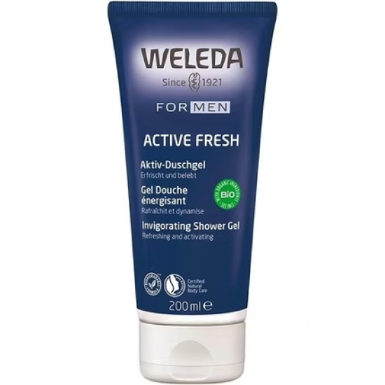 Weleda Bio For Men aktyvaus gaivaus dušo želė 200 ml